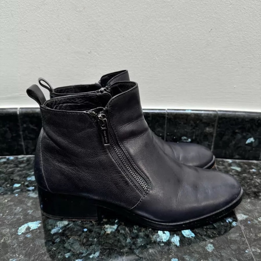 Cole Haan black leather bootie